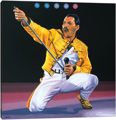 Freddie Mercury I Canvas Art Print - Freddie Mercury