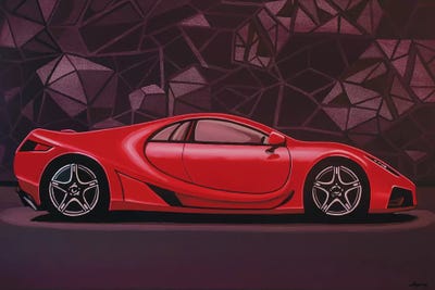 GTA Spano Car by Paul Meijering canvas print