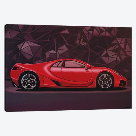 GTA Spano Car Canvas Print #PME74} by Paul Meijering Canvas Art Print