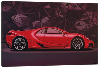 GTA Spano Car Canvas Art Print - Paul Meijering