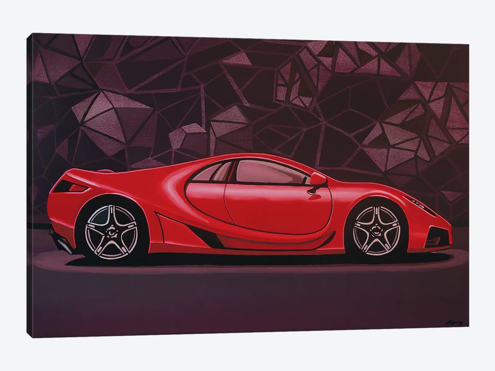 GTA Spano Car by Paul Meijering 1-piece Canvas Art