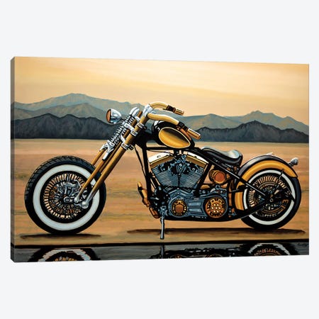 Harley Davidson Canvas Print #PME75} by Paul Meijering Canvas Print