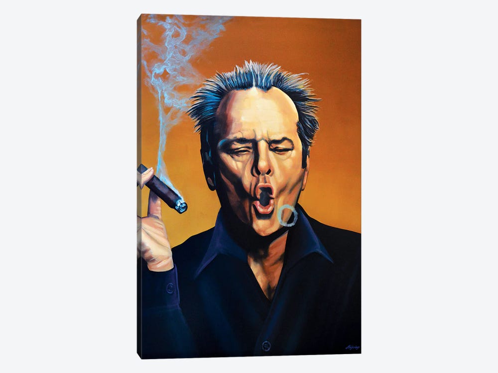 Jack Nicholson I by Paul Meijering 1-piece Canvas Print
