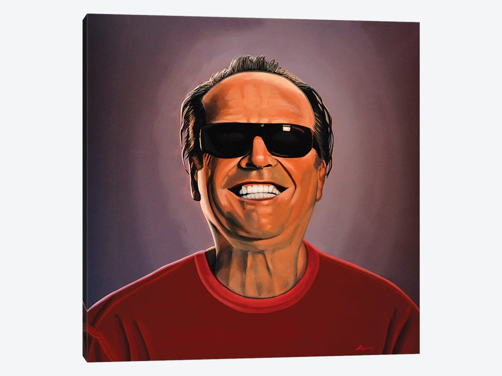 Jack Nicholson II by Paul Meijering 1-piece Canvas Art
