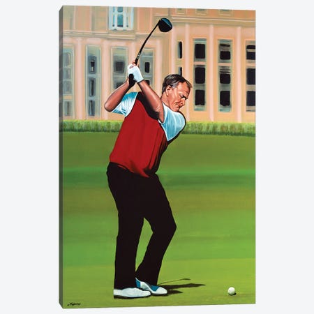 Jack Nicklaus Canvas Print #PME79} by Paul Meijering Canvas Wall Art