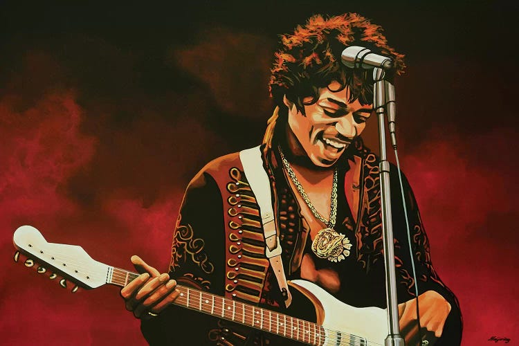 Jimi Hendrix I by Paul Meijering wall art