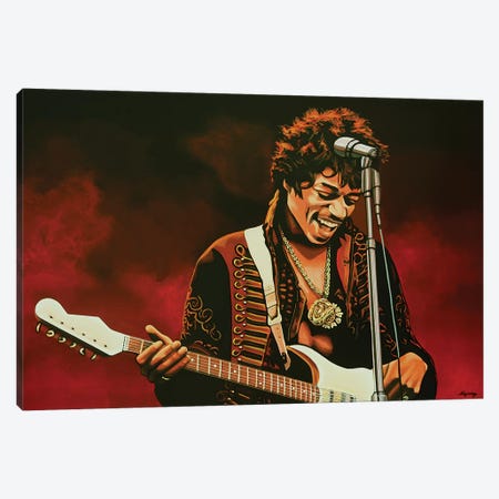 Jimi Hendrix I Canvas Print #PME88} by Paul Meijering Canvas Art Print