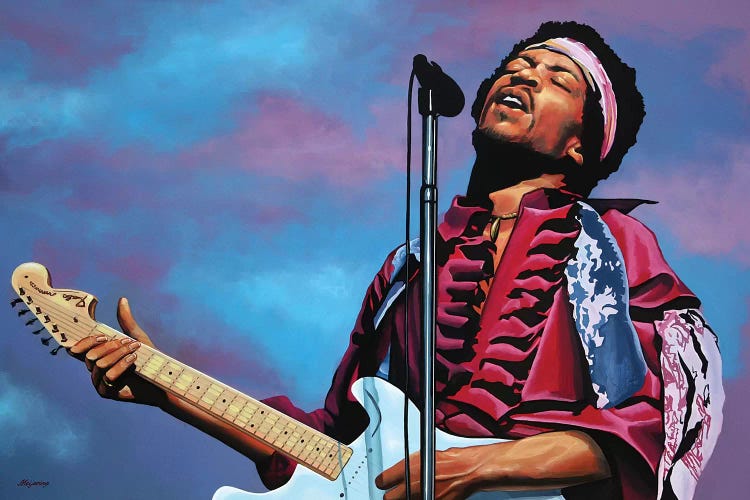 Jimi Hendrix II by Paul Meijering wall art