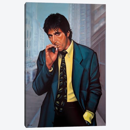 Al Pacino II Canvas Print #PME8} by Paul Meijering Canvas Wall Art