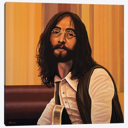 John Lennon Imagine Canvas Print #PME94} by Paul Meijering Art Print