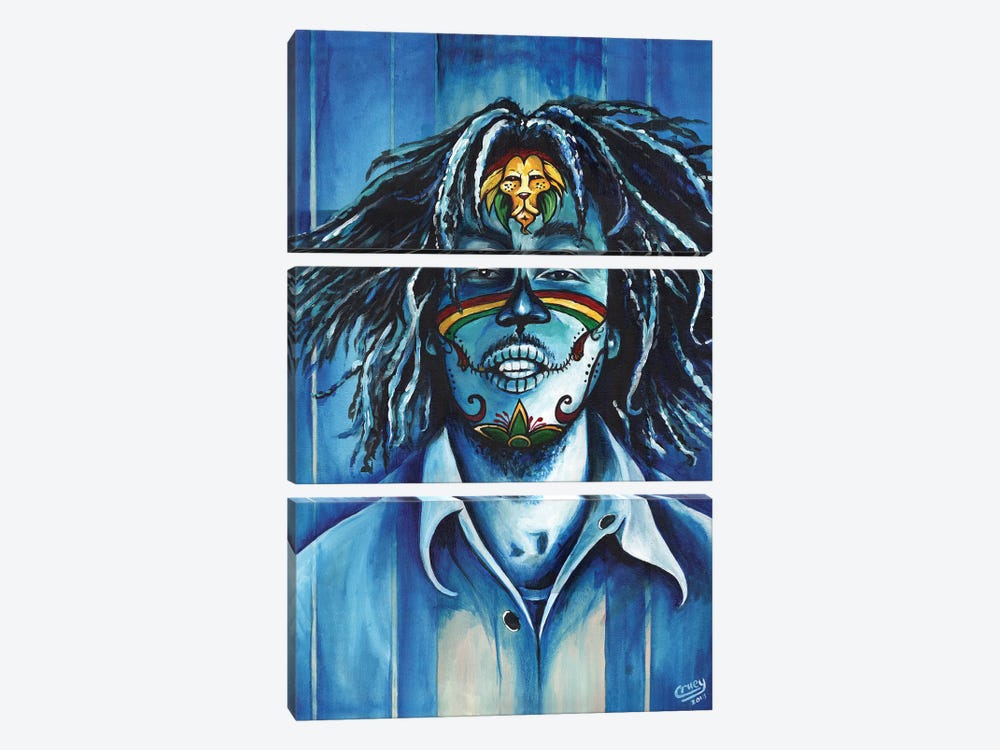 One Love by The Poet Mr. Fab 3-piece Canvas Art