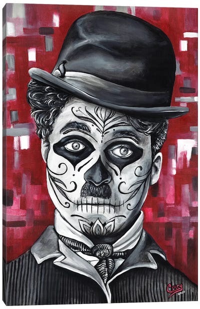 Idividual Uniquities Canvas Art Print - Charlie Chaplin