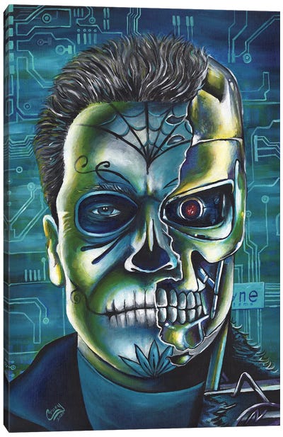 Ideological Conformity Canvas Art Print - The Terminator