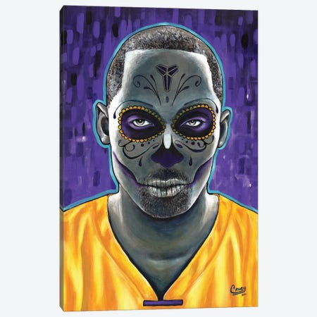 Mamba De Los Lakers Canvas Print #PMF45} by The Poet Mr. Fab Canvas Print