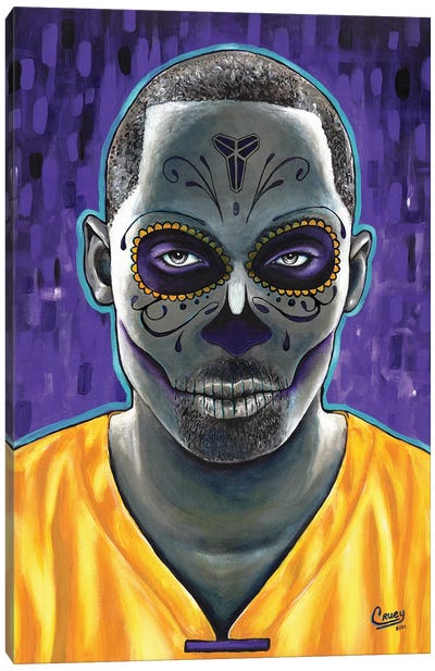 Mamba De Los Lakers Canvas Art Print - The Poet Mr. Fab