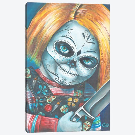 Chucky Canvas Print #PMF48} by The Poet Mr. Fab Canvas Artwork