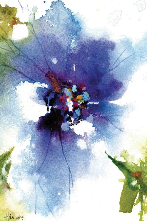 Blue On Blue by Pamela Harnois wall art