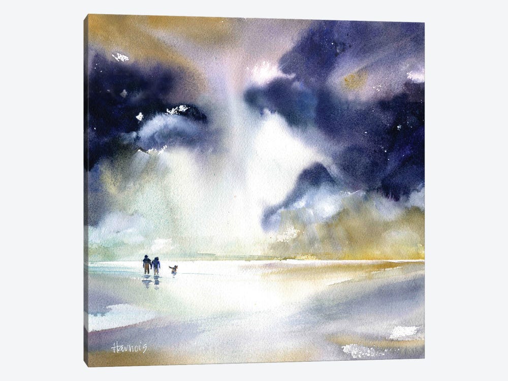 Beach Walk by Pamela Harnois 1-piece Canvas Print