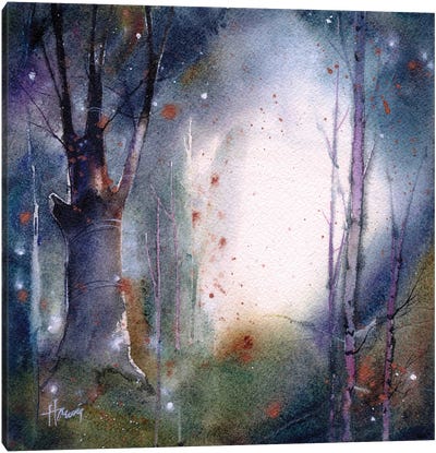 Moonlight Glows Canvas Art Print - Pamela Harnois