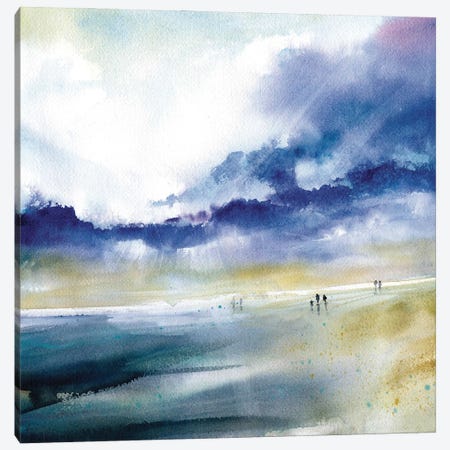 Beach Day Canvas Print #PMH26} by Pamela Harnois Canvas Print
