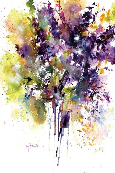 Distracted By Wildflowers by Pamela Harnois multi panel art