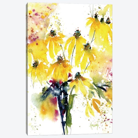 Grateful Wildflowers Canvas Print #PMH34} by Pamela Harnois Canvas Art