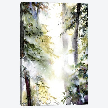 Woodland Pines Canvas Print #PMH38} by Pamela Harnois Art Print
