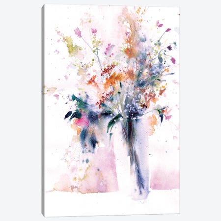 Enchanting Wildflowers Canvas Print #PMH39} by Pamela Harnois Canvas Print