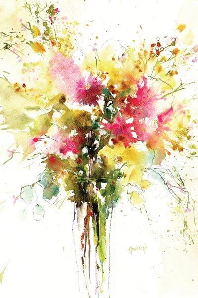 Watercolor Flowers: Meadow Flowers by Pamela Harnois