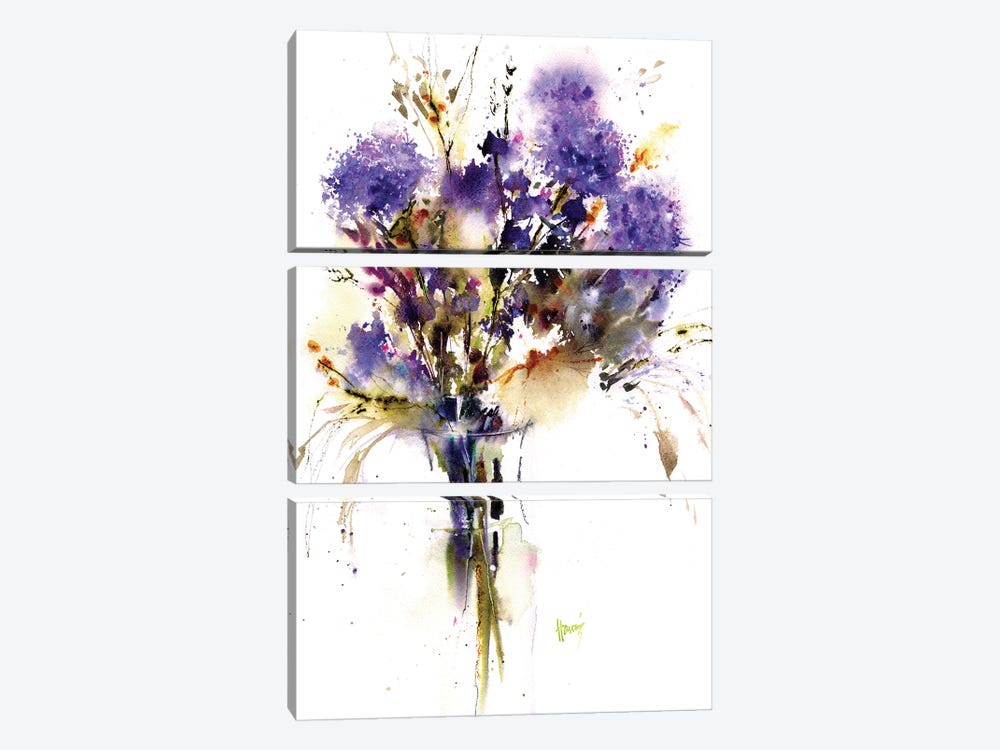 Allium Bouquet by Pamela Harnois 3-piece Canvas Art