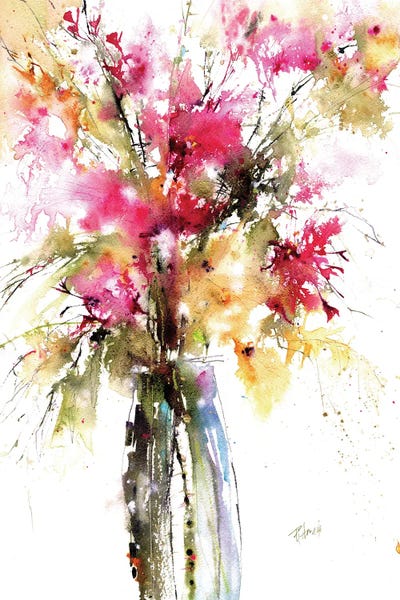 Watercolor Flowers: Dreamy Meadow Flowers by Pamela Harnois