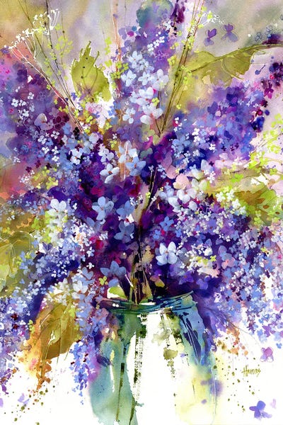 Perano: Hydrangeas And Lilacs by Pamela Harnois