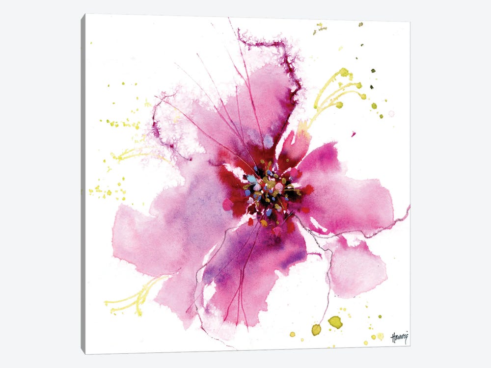 Pink Wild Rose by Pamela Harnois 1-piece Art Print