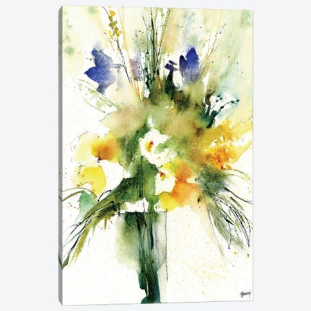 Wildflowers Uninterrupted Canvas Print #PMH8} by Pamela Harnois Canvas Art Print