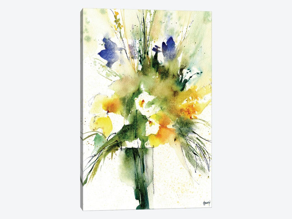 Wildflowers Uninterrupted by Pamela Harnois 1-piece Canvas Wall Art