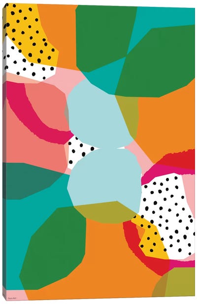 Geometric Shapes Canvas Art Print - All Things Matisse