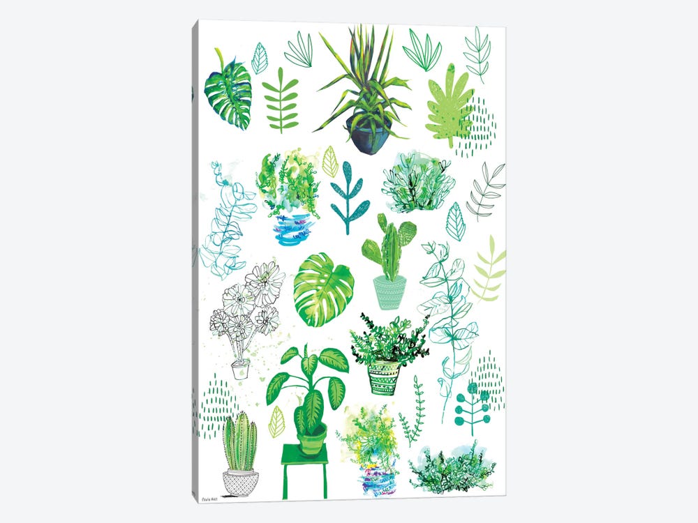 All My Plants by Sweet William 1-piece Canvas Art
