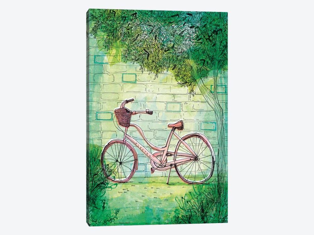 Happy Bike by Sweet William 1-piece Canvas Art Print