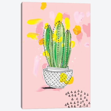 My Favourite Cactus Canvas Print #PMI28} by Sweet William Canvas Art Print