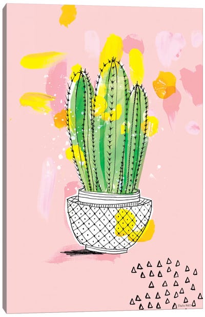 My Favourite Cactus Canvas Art Print - Sweet William