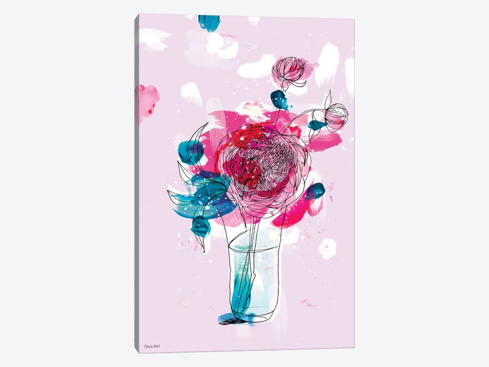 My Favourite Peony by Sweet William 1-piece Canvas Art