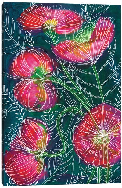 Always Flowers Canvas Art Print - Sweet William