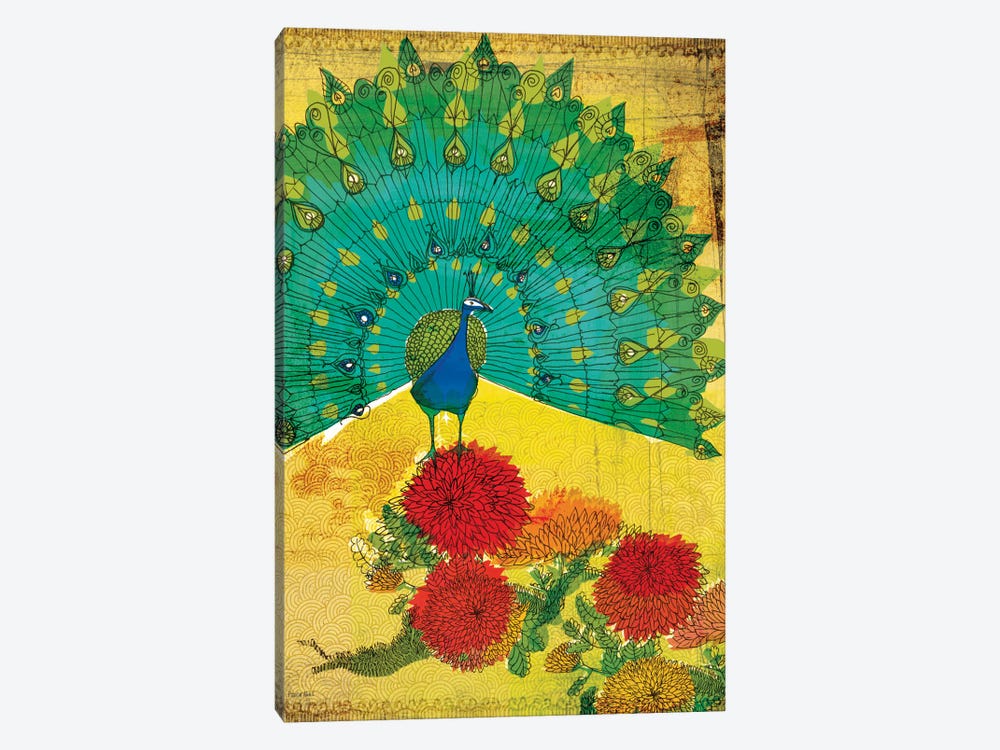 Peacock by Sweet William 1-piece Art Print