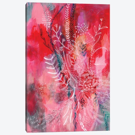 Pink & Red Patterns Canvas Print #PMI38} by Sweet William Canvas Art