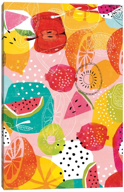 Summertime Canvas Art Print - Berries