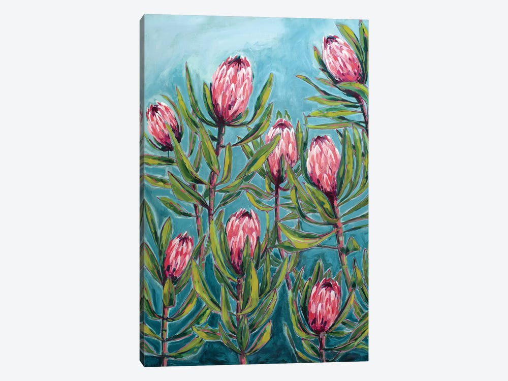 Pink Protea Painting by Sweet William 1-piece Art Print