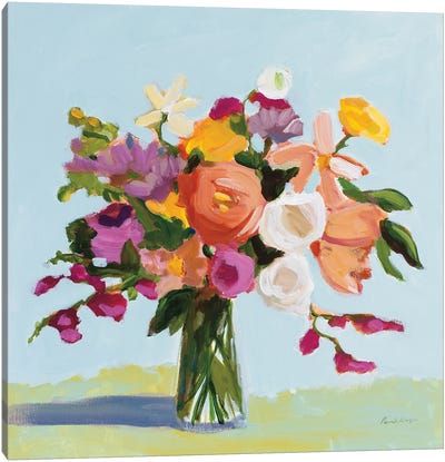 August Blooms Canvas Art Print - Pamela Munger
