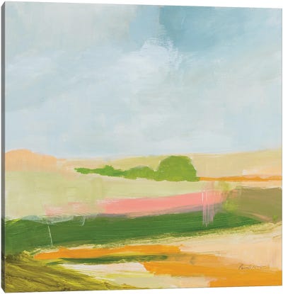 Spring Green Canvas Art Print - Pamela Munger