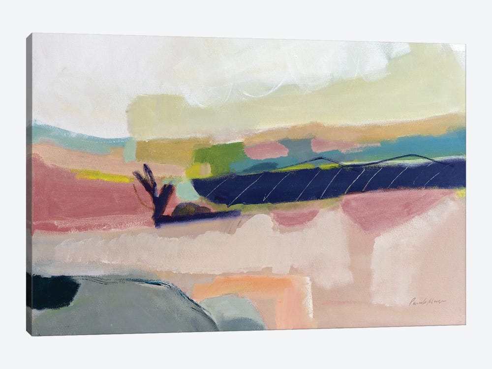 Fortunate Isles Pink Blue Crop by Pamela Munger 1-piece Canvas Art Print
