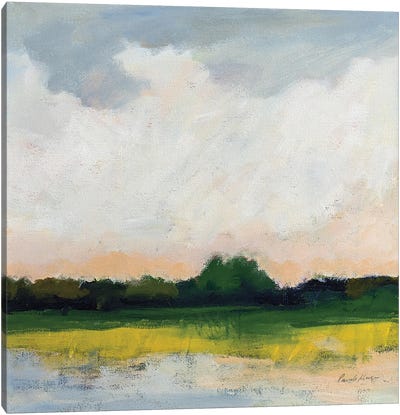 July Morning Canvas Art Print - River, Creek & Stream Art